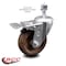 Service Caster 4 Inch High Temp Glass Filled Nylon 1/2 Inch Stem Caster with Total Lock Brake SCC SCC-TSTTL20S414-GFNSHT-121315 - alternate 5